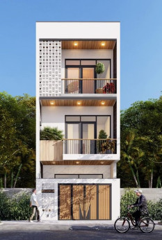 Bản vẽ thiết kế nhà phố cho anh Hải