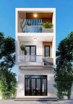 Bản vẽ thiết kế nhà phố cho anh Ninh